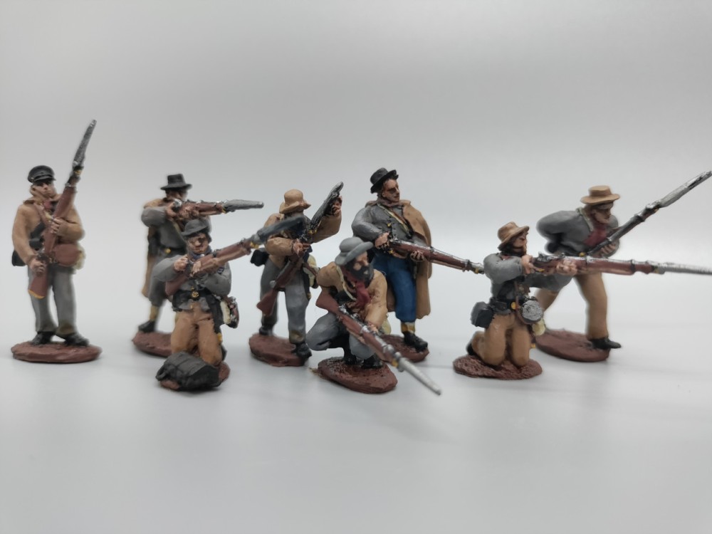 Miniature Métal Sudiste/Confédérée Western - Modèle P221, Pièce De Collection Foundry/LOTOW